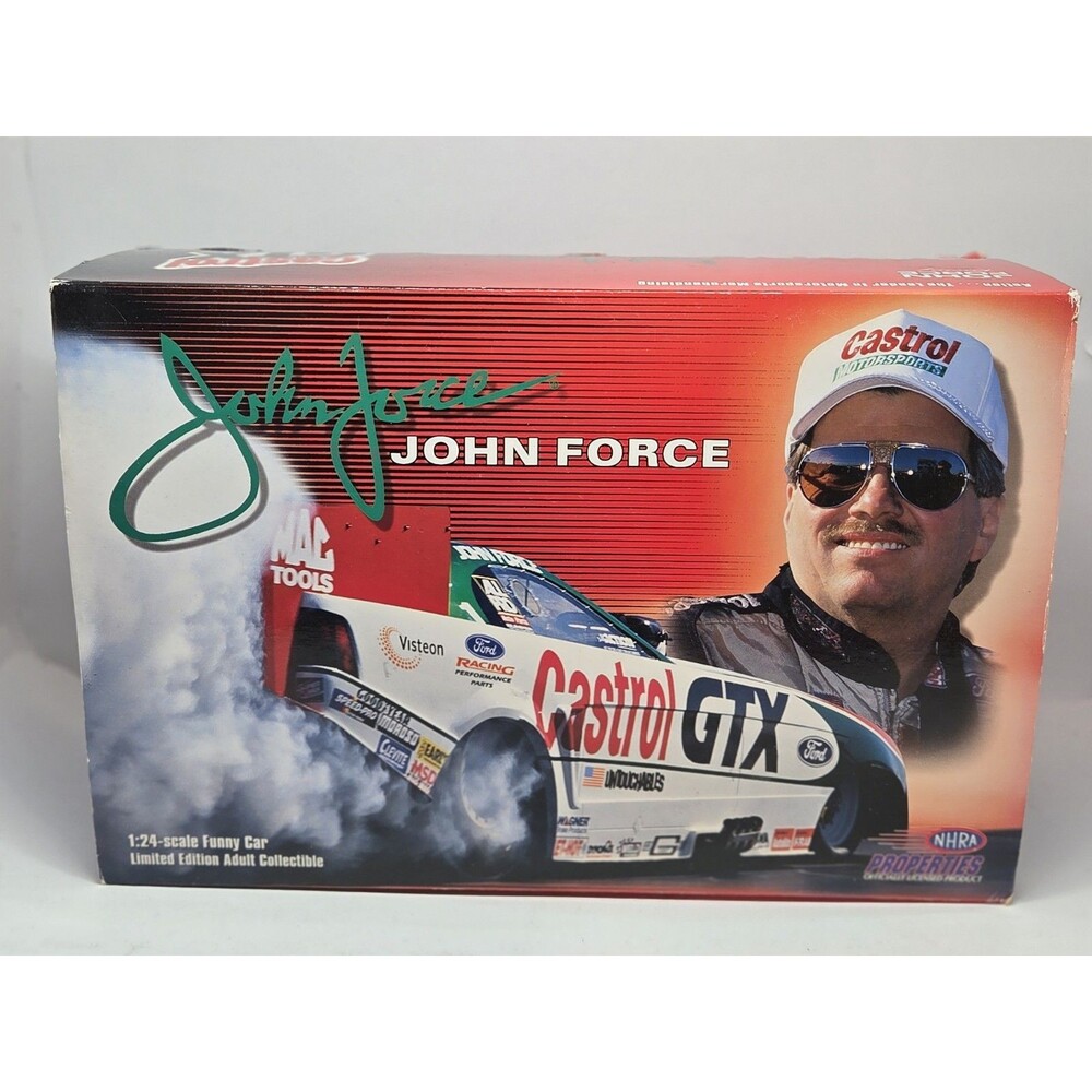 John Force Castrol GTX 2000 1:24 NHRA DIECAST Mustang Funny Car